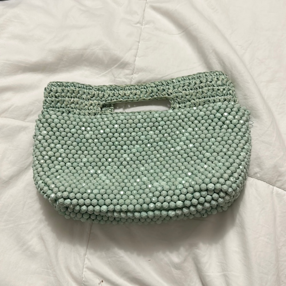Anthropologie turquoise beaded purses